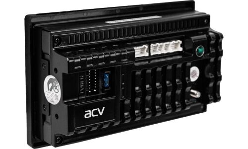 Мультимедийный центр ACV AD-7002, 2 DIN, Android 11, 7" (1024x600), USB/AUX/Bluetooth, 4х50Вт, поддержка камеры заднего вида, с GPS, настраиваемая подсветка