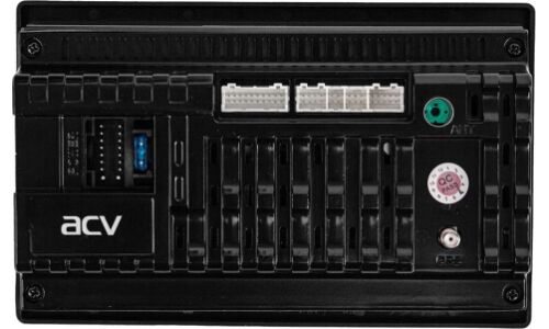 Мультимедийный центр ACV AD-7002, 2 DIN, Android 11, 7" (1024x600), USB/AUX/Bluetooth, 4х50Вт, поддержка камеры заднего вида, с GPS, настраиваемая подсветка