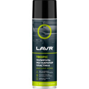 Полироль-реставратор салона Lavr Plastic Polish Recovery, для пластика, винила и резины, с защитой от УФ-лучей, тропический аромат, аэрозоль 650мл, арт. Ln2445 Полироль-реставратор салона Lavr Plastic Polish Recovery, для пластика, винила и резины, с защитой от УФ-лучей, тропический аромат, аэрозоль 650мл, арт. Ln2445