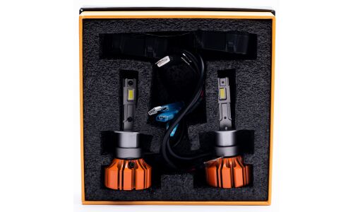 Лампа светодиодная HiVision Z1 PRO v2 H1 (P14.5s, T8), 12В, 20Вт (соответствует 50Вт), 6000К, комплект 2 шт, арт. Л0454