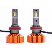 Лампа светодиодная HiVision Z1 PRO v2 H11, H8, H16 (PGJ19-1, PGJ19-2, PGJ19-3, T11), 12В, 20Вт (соответствует 55Вт), 6000К, комплект 2 шт, арт. Л0455