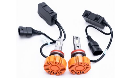 Лампа светодиодная HiVision Z1 PRO v2 H11, H8, H16 (PGJ19-1, PGJ19-2, PGJ19-3, T11), 12В, 20Вт (соответствует 55Вт), 6000К, комплект 2 шт, арт. Л0455