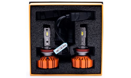Лампа светодиодная HiVision Z1 PRO v2 H11, H8, H16 (PGJ19-1, PGJ19-2, PGJ19-3, T11), 12В, 20Вт (соответствует 55Вт), 6000К, комплект 2 шт, арт. Л0455