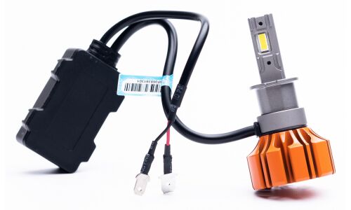 Лампа светодиодная HiVision Z1 PRO v2 H3 (PK22s, T12), 12В, 20Вт (соответствует 55Вт), 6000К, комплект 2 шт, арт. Л0461