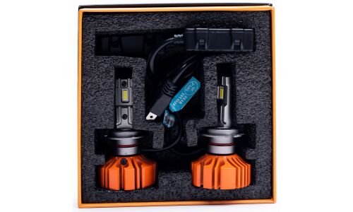 Лампа светодиодная HiVision Z1 PRO v2 H7 (PX26d, T11), 12В, 20Вт (соответствует 55Вт), 6000К, комплект 2 шт, арт. Л0458