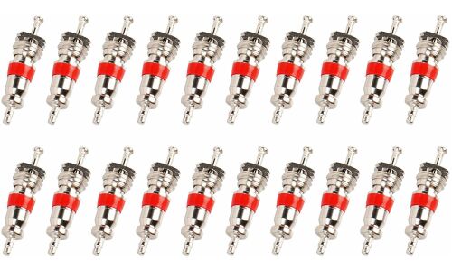 Ремкомплект для вентилей (20 золотников, 20 металл. колп. С ключом) в блистере AIRLINE, арт. ATRS020