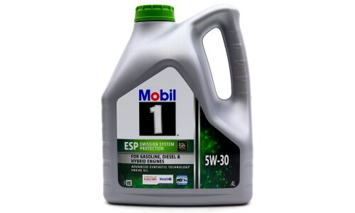 Масло моторное Mobil 1 ESP 5w30, синтетическое, API SP, ACEA C2/C3, универсальное, 4л, арт. 700012ИП