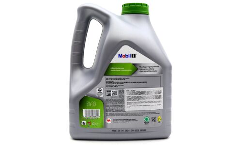 Масло моторное Mobil 1 ESP 5w30, синтетическое, API SP, ACEA C2/C3, универсальное, 4л, арт. 700012ИП