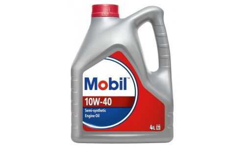 Масло моторное Mobil 10w40, полусинтетическое, API SN+, ACEA A3/B3, универсальное, 4л, арт. 155098