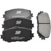 Колодки тормозные дисковые SB NAGAMOCHI, передние, комплект на ось (4 шт), арт. BP21518