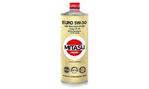 Масло моторное Mitasu Euro Long Life III 5w30, синтетическое, API SP/CF, ACEA C2, универсальное, 1л, арт. MJ-V11/1