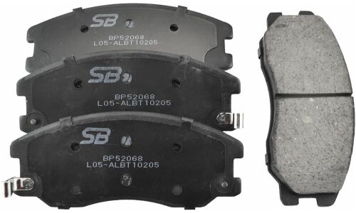 Колодки тормозные дисковые SB NAGAMOCHI, передние, комплект на ось (4 шт), арт. BP52068