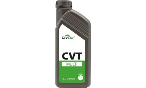 Масло трансмиссионное LivCar Multi CVT, синтетическое, универсальное, для вариаторов, 1л, арт. LC0805CVT-001