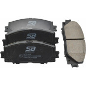 Колодки тормозные дисковые SB NAGAMOCHI, передние, комплект на ось (4 шт), арт. BP21508