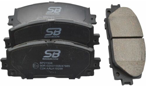 Колодки тормозные дисковые SB NAGAMOCHI, передние, комплект на ось (4 шт), арт. BP21508
