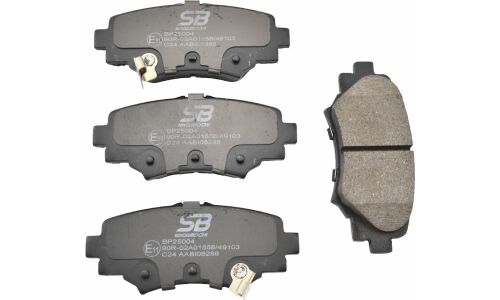 Колодки тормозные дисковые SB NAGAMOCHI, задние, комплект на ось (4 шт), арт. BP25004