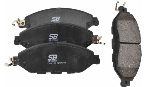 Колодки тормозные дисковые SB NAGAMOCHI, передние, комплект на ось (4 шт), арт. BP50001