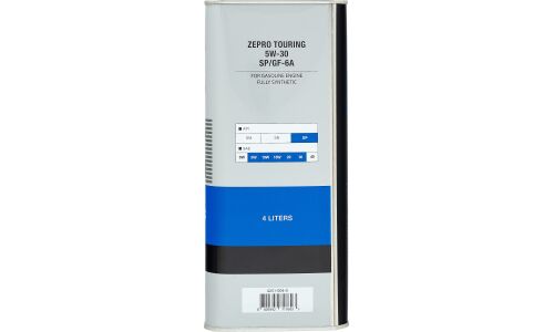 Масло моторное Zepro Touring 5w30, синтетическое, API SP, ILSAC GF-6A, для бензинового двигателя, 4л, арт. 4251-004-0