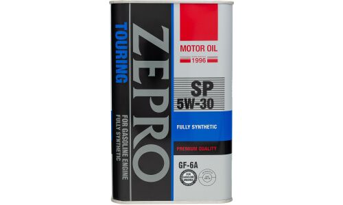 Масло моторное Zepro Touring 5w30, синтетическое, API SP, ILSAC GF-6A, для бензинового двигателя, 1л, арт. 4251-001-0