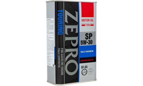 Масло моторное Zepro Touring 5w30, синтетическое, API SP, ILSAC GF-6A, для бензинового двигателя, 1л, арт. 4251-001-0