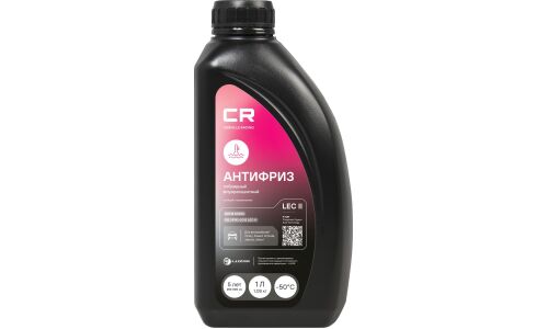 Антифриз Carville Racing, P-OAT, LEC-II, розовый, флуоресцентный, -50°С, 1л, арт. L2018081