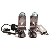 Лампа светодиодная HiVision LED L1 H4, (P43t, T16), 12В, 45/45Вт (соответствует 60/55Вт), 6000К, комплект 2 шт, (для фар с гладким стеклом и без торцевого колпачка) арт. Л0481