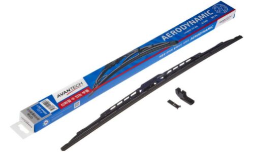 Щетка стеклоочистителя Avantech Aerodynamic 550мм (22") каркасная, летняя, крепление Bayonet, J-Hook, 1 шт, арт. A-22U
