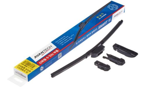 Щётка стеклоочистителя Avantech Smart 350мм (14") бескаркасная, всесезонная, со спойлером, 4 переходника, 1 шт, арт. SR-14