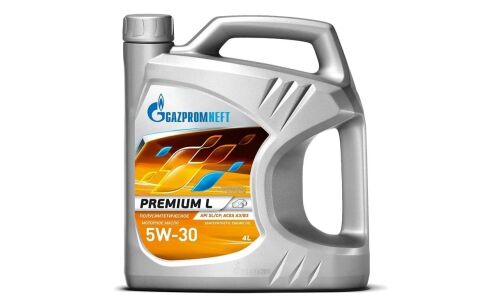 Масло моторное Gazpromneft Premium L 5w30, полусинтетическое, API SL/CF, универсальное, 4л, арт. 2389907637