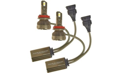 Лампа светодиодная Avantech LED Bulbs H11 (PGJ19-2, T11), 12В, 45Вт (соответствует 55Вт), 6500К, комплект 2 шт, арт. ALB1145W