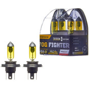 Лампа галогенная Avantech Fog Fighter H4 (P43t(G16t), T16), 12В, 120/110Вт, 3000К, комплект 2 шт, арт. AB3004