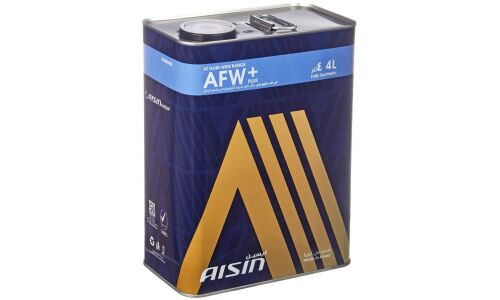 Масло трансмиссионное Aisin AFW+, синтетическое, универсальное, для АКПП, 4л, арт. ATFMT4SB