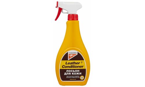 Очиститель-кондиционер салона Kangaroo Leather Conditioner, для кожи, от въевшихся пятен и грязи, бутылка с триггером 500мл, арт. 330132