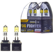 Лампа галогенная Avantech Fog Fighter H27W/1 (PG13, T9), 12В, 27Вт (соответствует 50Вт), 3000К, комплект 2 шт, арт. AB3027