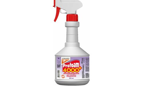 Очиститель салона Profoam 4000+, пятновыводитель для ткани, бутылка с триггером 600мл