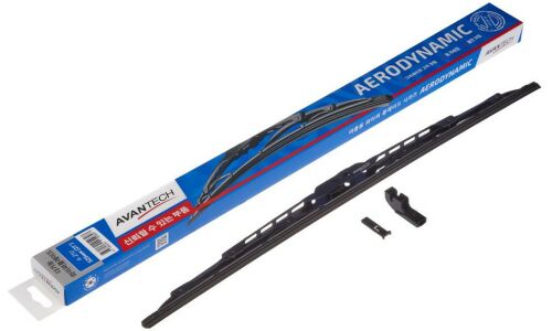 Щетка стеклоочистителя Avantech Aerodynamic 525мм (21") каркасная, летняя, крепление Bayonet, J-Hook, 1 шт, арт. A-21U