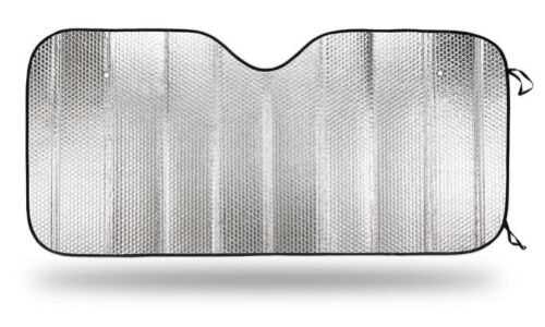 Шторка солнцезащитная Autoprofi, на лобовое стекло, 1300x600мм, на присосках, серебристая, арт. SUN-150 (M)