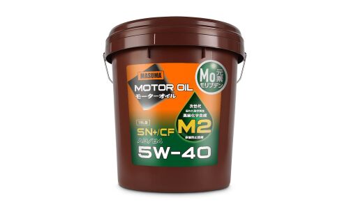 Масло моторное Masuma Motor Oil M2 5w40, синтетическое, API SN+/CF, ACEA A3/B4, универсальное, 18л, арт. M-2022E
