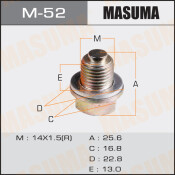 Болт маслосливной с магнитом Masuma  Mitsubishi