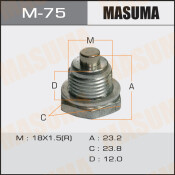Болт маслосливной A/T С МАГНИТОМ Masuma  Mitsubishi   AIRTREK.CU2W