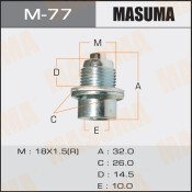 Болт маслосливной A/T С МАГНИТОМ Masuma  Honda   ACCORD.CF3, CF4