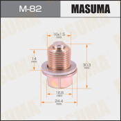 Болт маслосливной MASUMA с магнитом и шайбой M16x1.5 (под головку 17мм)