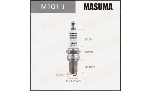 Свеча зажигания Masuma Iridium с иридиевым электродом, арт. M101I