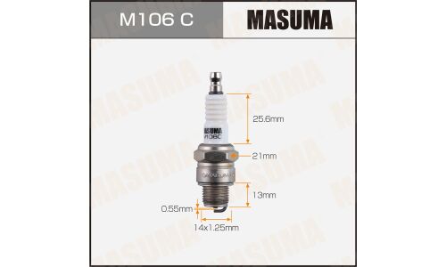 Свеча зажигания Masuma с никелевым электродом, арт. M106C