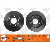 Диск тормозной NiBK