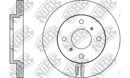 Тормозной диск NiBk, арт. RN1144