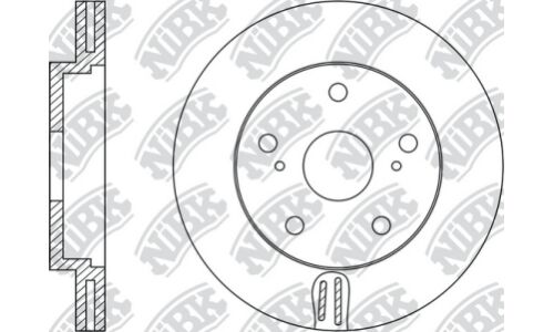 Тормозной диск NiBk, арт. RN1371