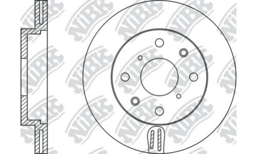 Тормозной диск NiBk, арт. RN1089