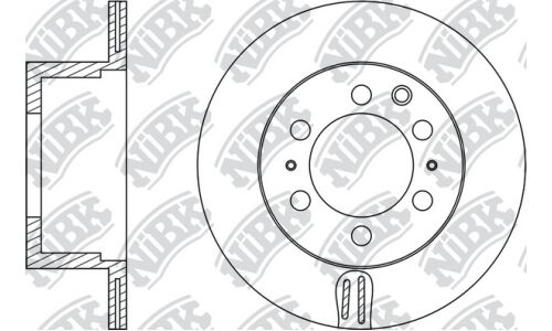 Тормозной диск NiBk, арт. RN1157
