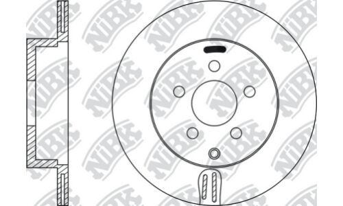Тормозной диск NiBk, арт. RN1185